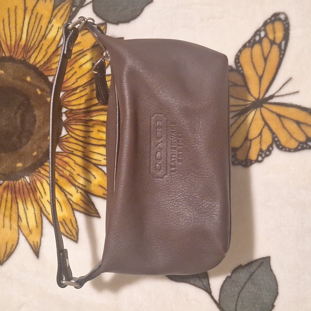 Mini leather COACH handbag